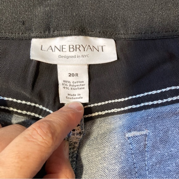 Lane Bryant Slimming Flare Dark Denim Jeans Plus Size Womens 20R - Picture 3 of 12